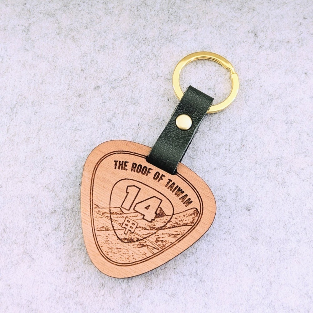 ( Alpine Days 原創商品 )  台14甲 合歡山公路 再生木製鑰匙圈 / 吊飾-細節圖6