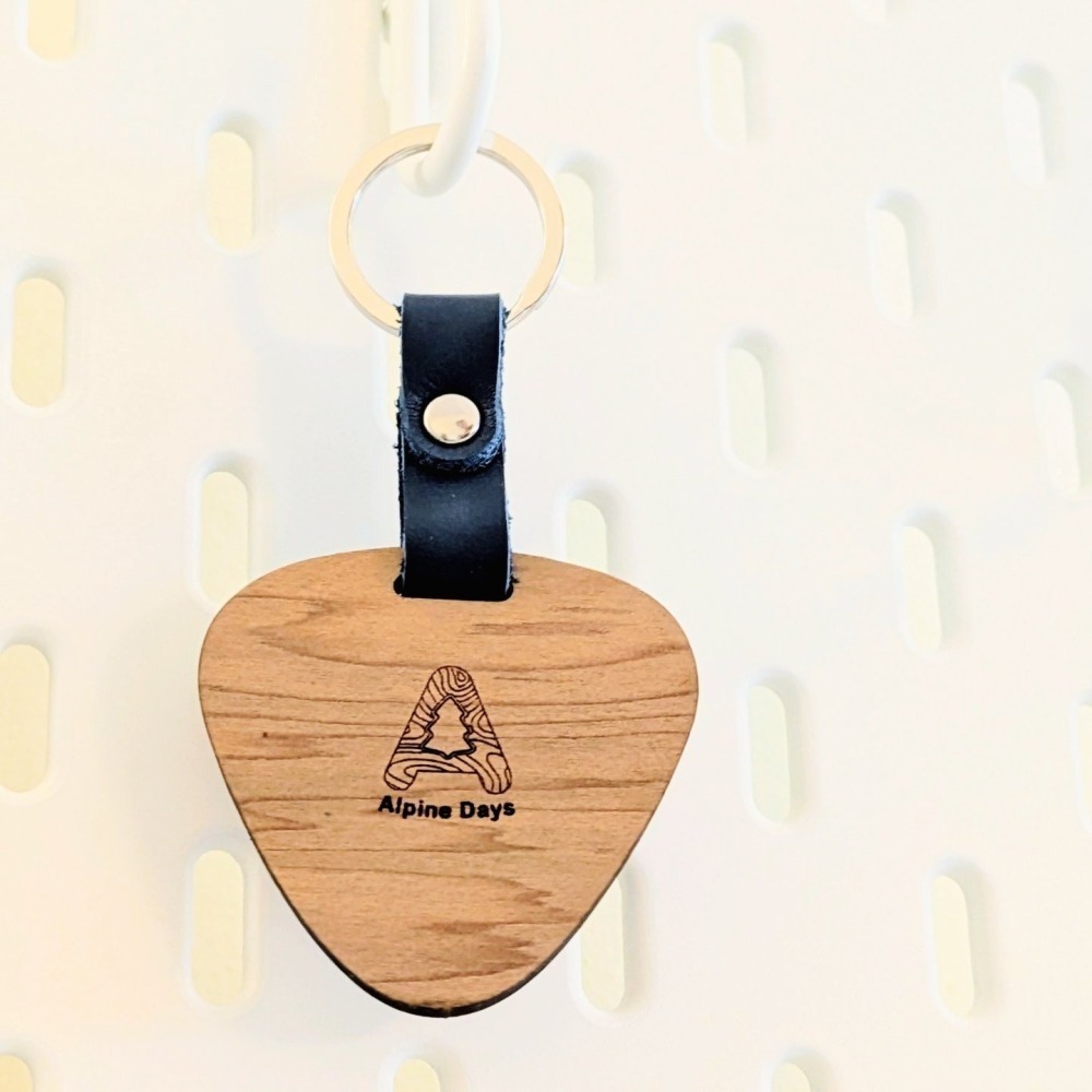 ( Alpine Days 原創商品 )  台14甲 合歡山公路 再生木製鑰匙圈 / 吊飾-細節圖7
