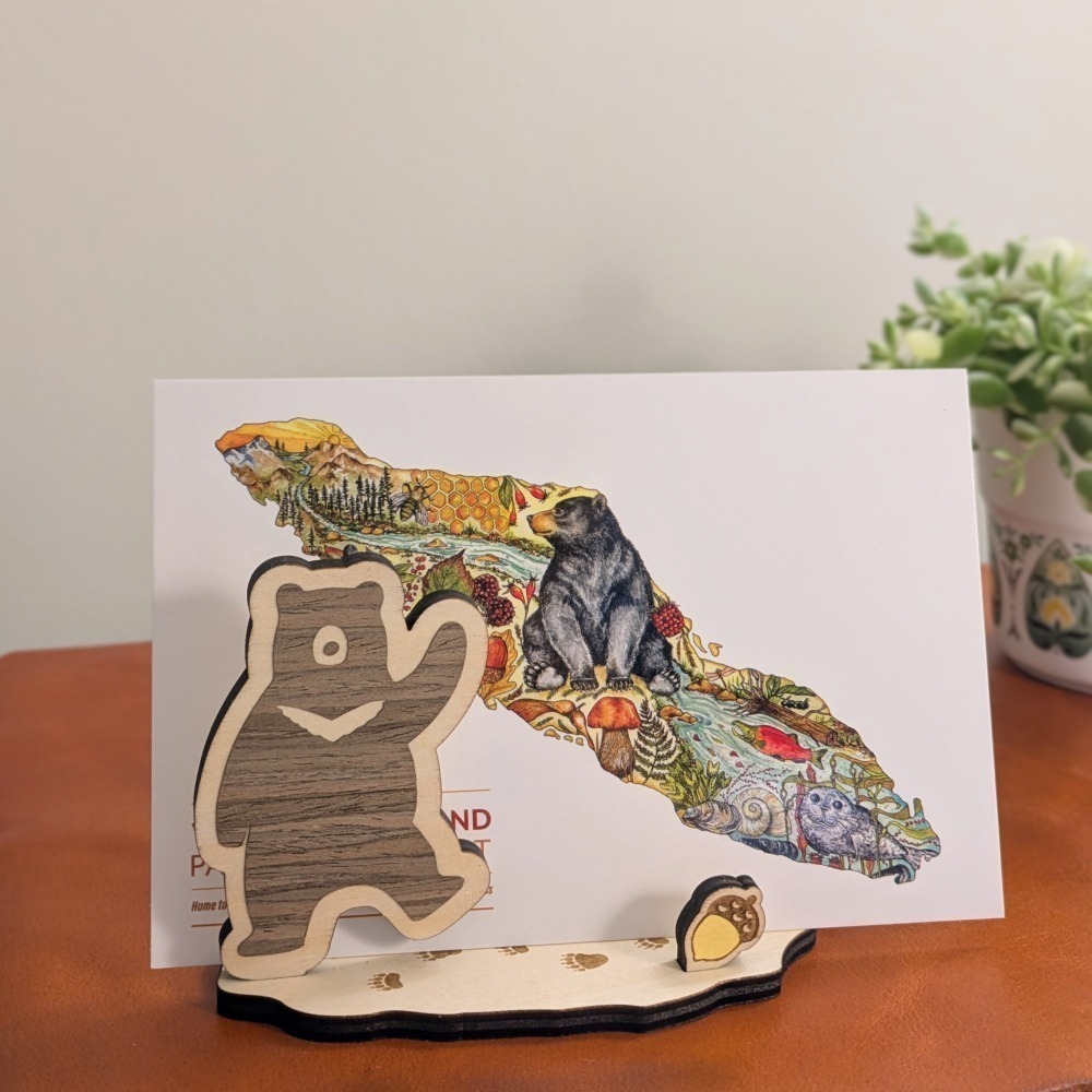 ( Alpine Days原創商品 ) Hello台灣黑熊 名片座 名片架 展示架 相片架-細節圖6