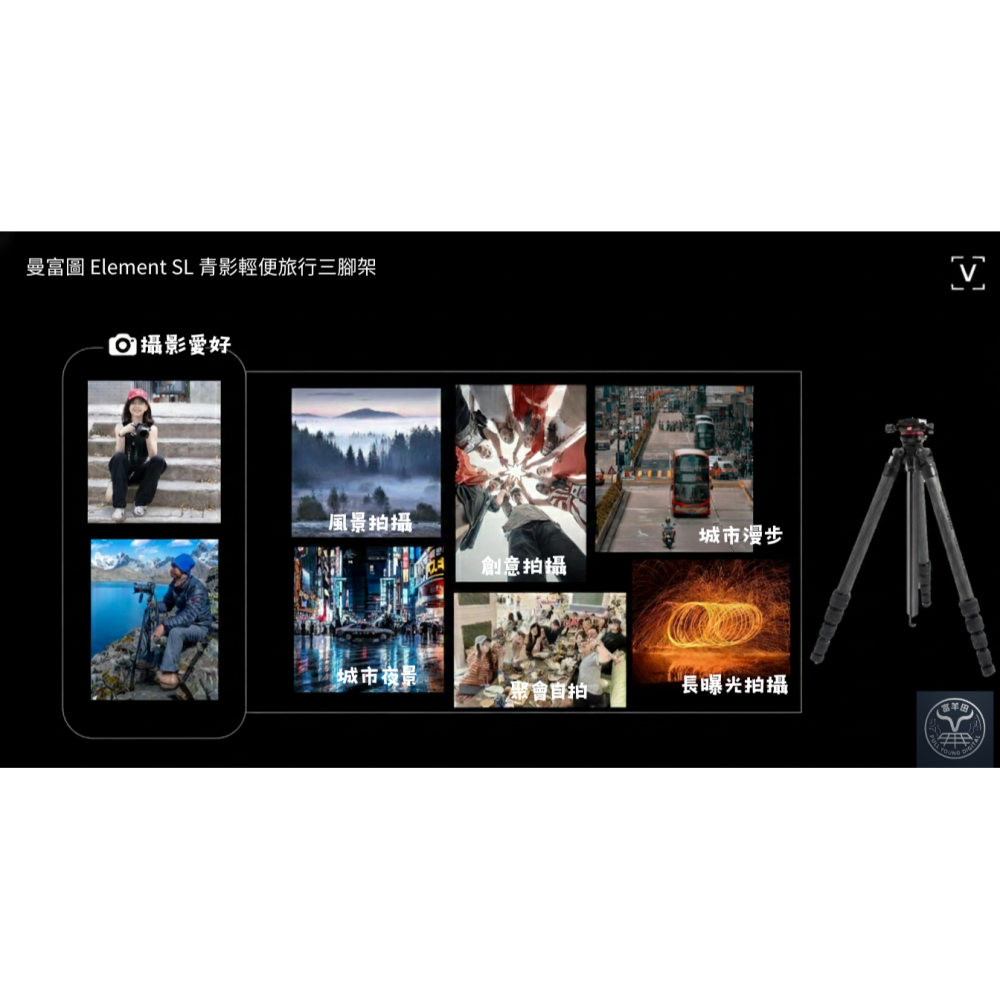 Manfrotto 曼富圖｜青影碳纖維三腳架-細節圖4