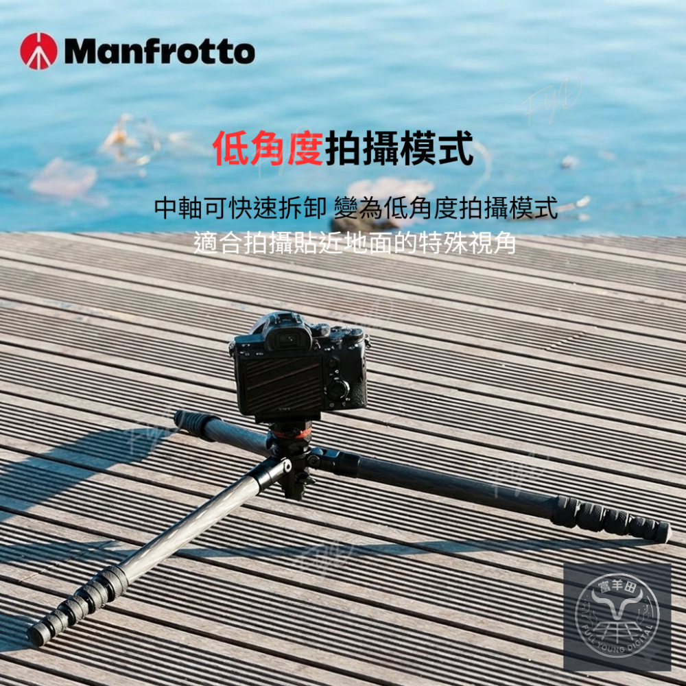 Manfrotto 曼富圖｜青影碳纖維三腳架-細節圖8
