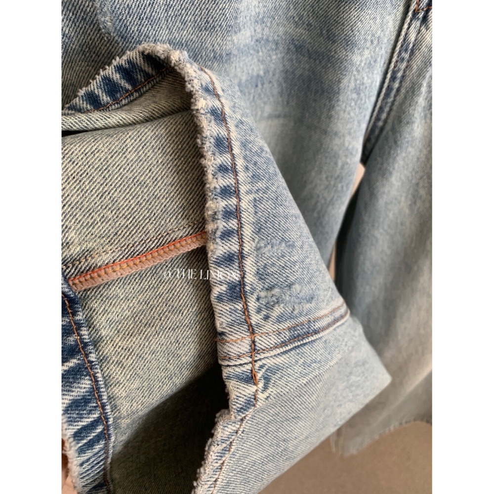 檸檬家百搭直筒牛仔褲👖-細節圖7