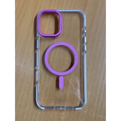 MONOCOZZI iPhone 16 Plus 磁吸金屬鏡頭支架防摔保護殼（桃紅色）-細節圖6