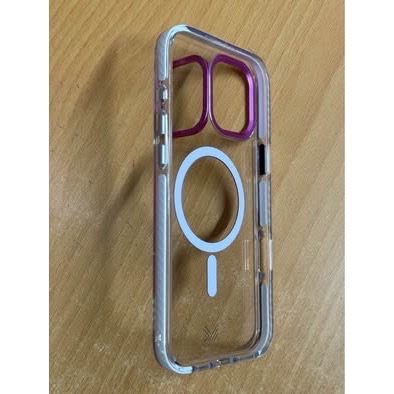 MONOCOZZI iPhone 16 Plus 磁吸金屬鏡頭支架防摔保護殼（桃紅色）-細節圖8