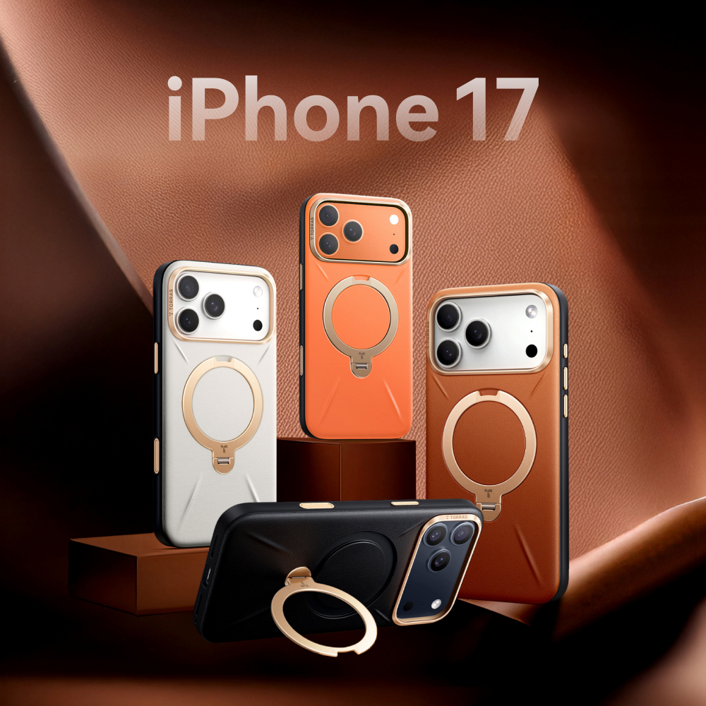 圖拉斯 Ostand Spin VegSkin Magnetic 相機按鍵旋轉支架皮革防摔手機殼 iPhone 17 P-細節圖4