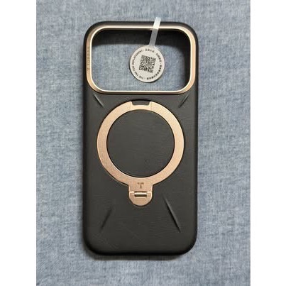 TORRAS 圖拉斯支點殼 Q3Soft 新款皮革 iPhone 17 Pro 率性黑-細節圖4