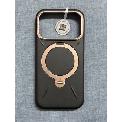 TORRAS 圖拉斯支點殼 Q3Soft 新款皮革 iPhone 17 Pro 率性黑-細節圖4