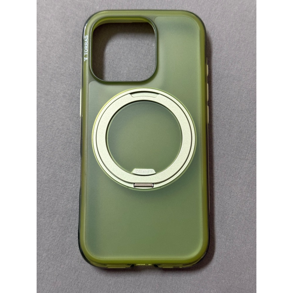 TORRAS 圖拉斯O3Air 氣囊支點殼 適用iPhone 15 Pro 森野綠-細節圖2