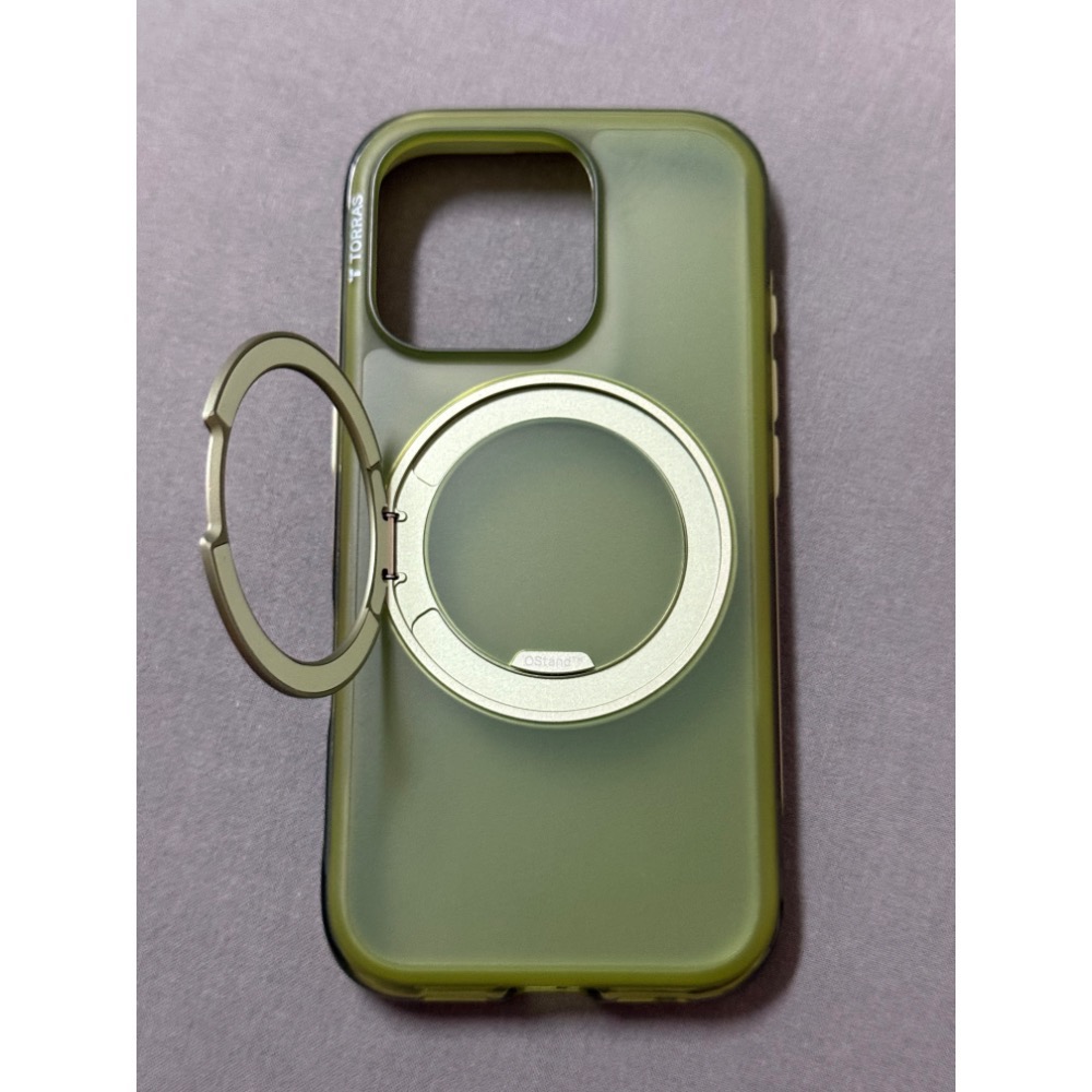 TORRAS 圖拉斯O3Air 氣囊支點殼 適用iPhone 15 Pro 森野綠-細節圖4