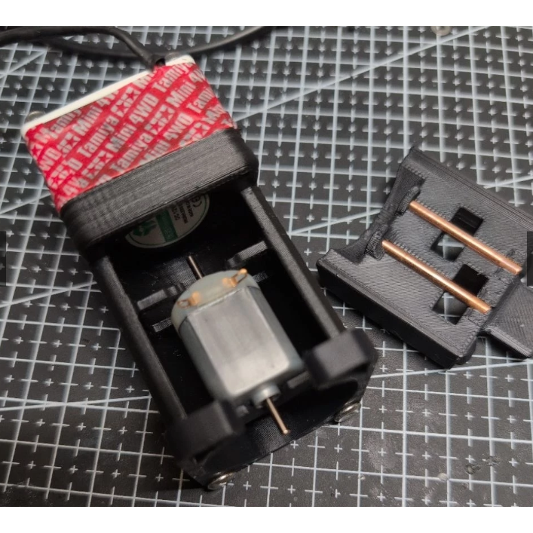 迷你四驅車 磨馬達散熱座-細節圖2