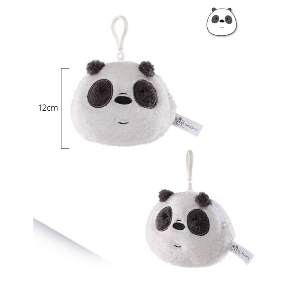 𝑯𝒖＇𝒔＞現貨｜熊熊遇見你吊飾包 阿極 大大 胖達 大頭小收納包 零錢包 吊飾包 小物收納 雜物收納 背包吊飾-細節圖7