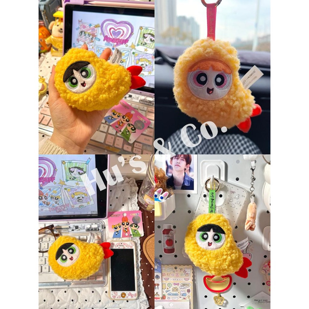 𝑯𝒖＇𝒔＞現貨｜🦐飛天小女警卡在炸蝦裡 吊飾 公仔掛件 鑰匙圈 包包吊飾 情侶掛飾 小掛件 情人節-細節圖3
