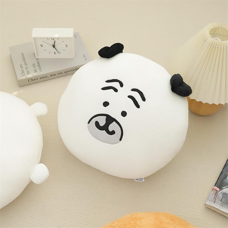 𝑯𝒖＇𝒔＞現貨｜自嘲熊的朋友們 大頭抱枕 靠枕 nagano Joke Bear 八哥 居家 辦公室用品-細節圖5