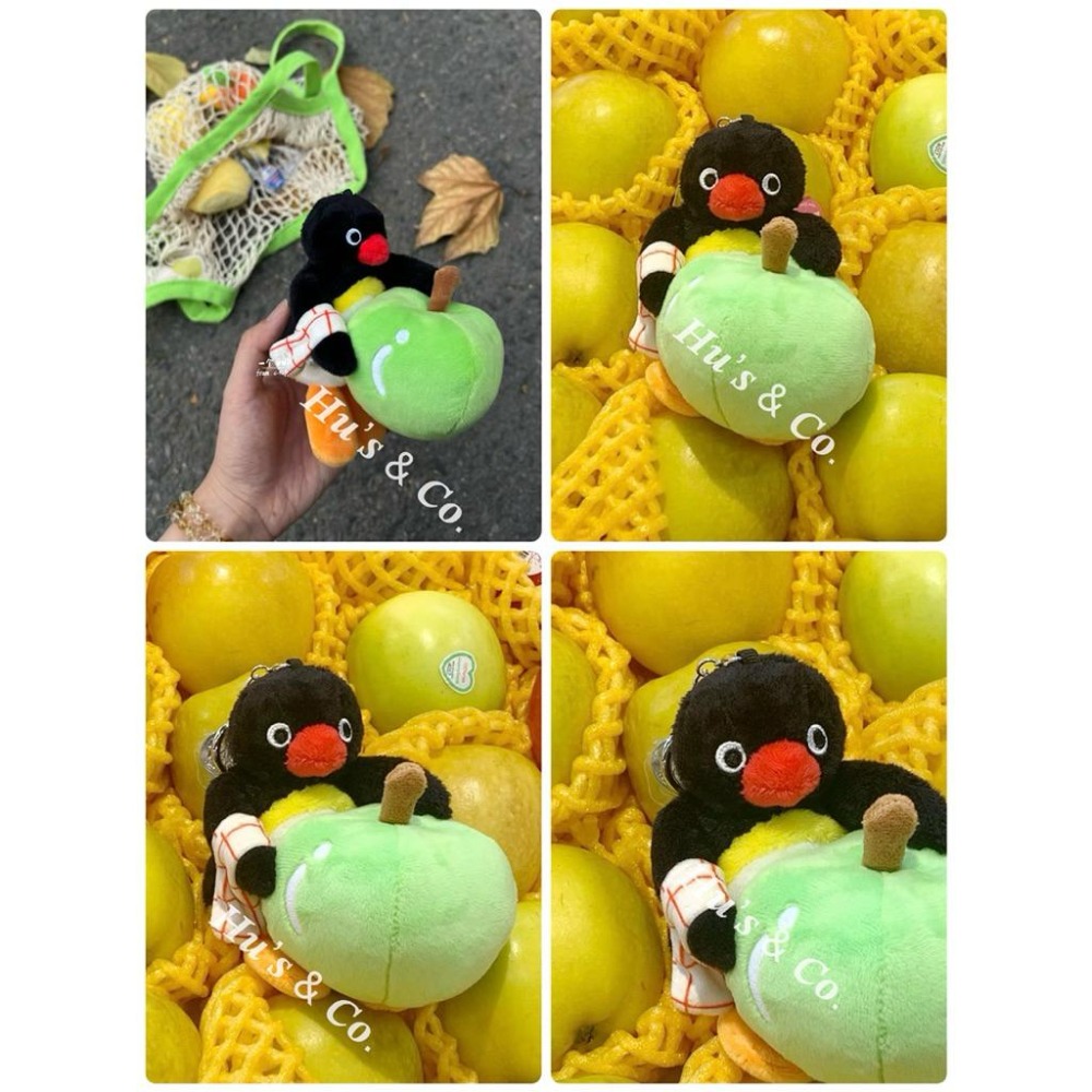 𝑯𝒖＇𝒔＞現貨｜PINGU創意水果系列吊飾 鑰匙圈 掛飾 掛件 吊飾 隨身配件 公仔吊飾 包包吊飾 山莫 代購-細節圖3