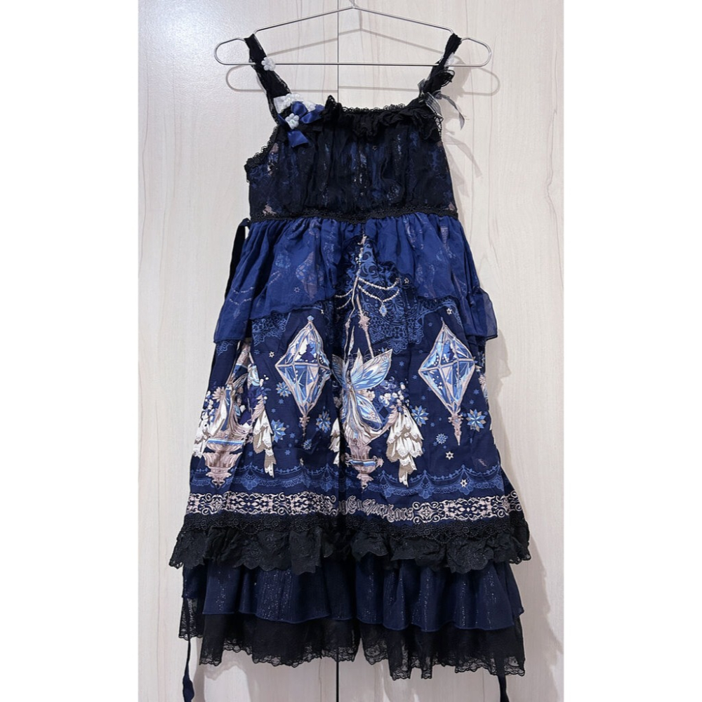 長耳朵尖耳朵 妖精王國 再版 JSK2型 绀色 Lolita-細節圖2