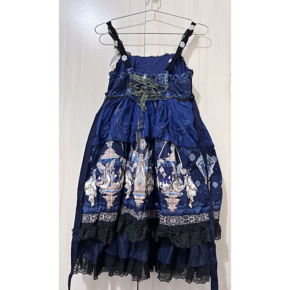 長耳朵尖耳朵 妖精王國 再版 JSK2型 绀色 Lolita-細節圖3