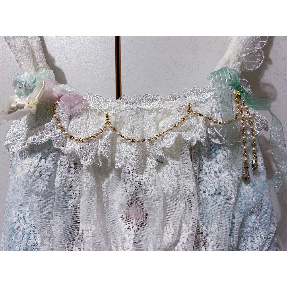 長耳朵尖耳朵 妖精王國 再版 JSK2型 千草色+BB帽 Lolita-細節圖6