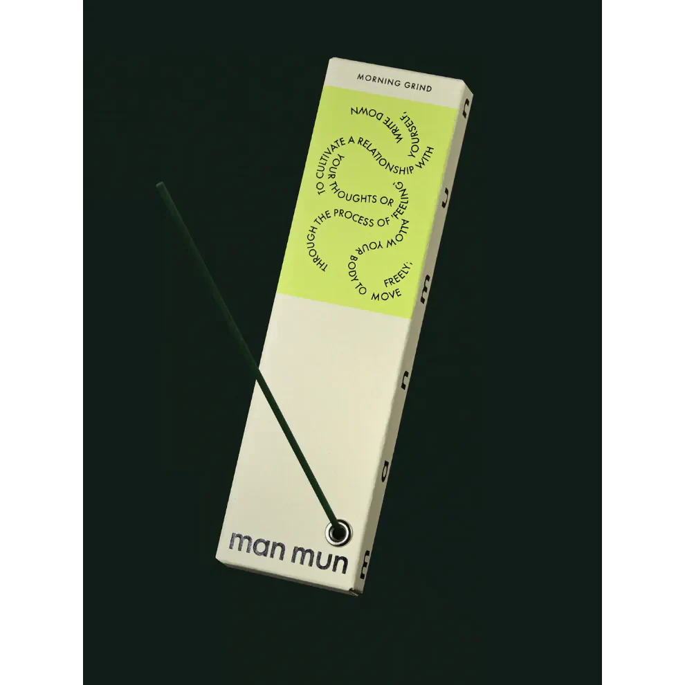 台灣 manmun No.001 MORNING GRIND 清新木質調線香 30支入-細節圖2