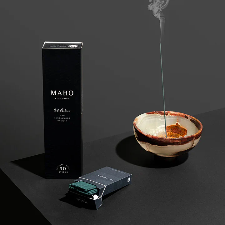 澳洲 MAHŌ 線香 Oud Bohême 波希米亞沉香 60支入-細節圖3