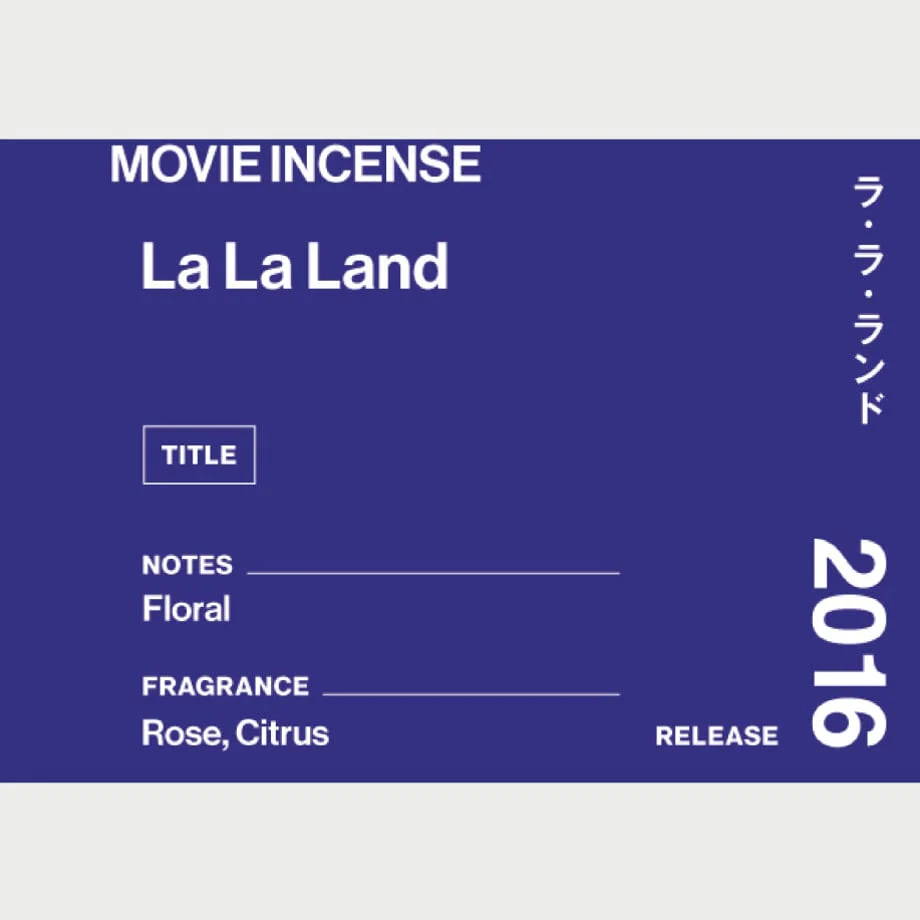 日本 AGNI 電影線香 La La Land《樂來樂愛你》-細節圖6