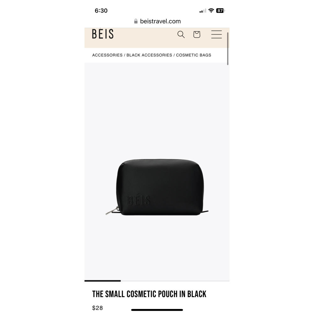 加拿大BEIS Travel 化妝包 活動式隔層 多層內袋 旅行收納-細節圖2