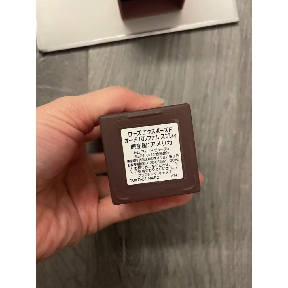 Tom Ford 私人調香系列裸慾玫瑰香水 30ml ROSE EXPOSED 日本專櫃標籤完整 二手-細節圖3