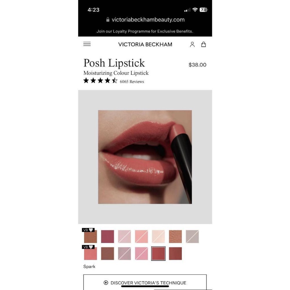 Victoria Beckham Posh lipstick 唇膏 口紅 貝嫂同名彩妝-細節圖3