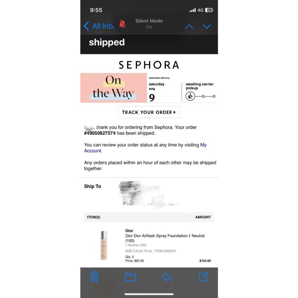 Dior Airflash Spray Foundation  舞台柔光噴霧粉底 絕版 粉底液-細節圖3