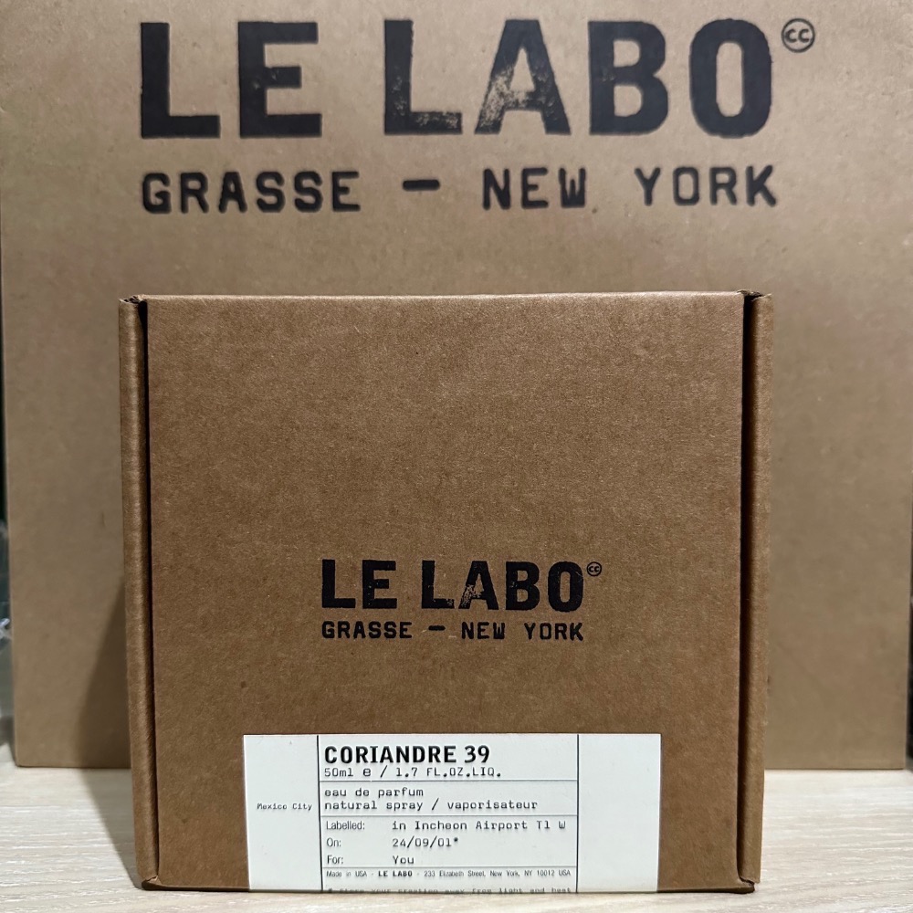 ╭°☆現貨特價 LE LABO城市限定淡香精 50ml 墨西哥城 CORIANDRE 39 芫荽-細節圖2