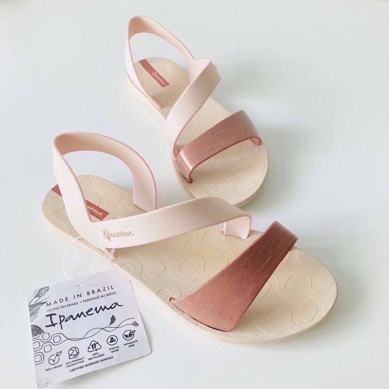 【現貨】IPANEMA VIBE 女生 Women 涼鞋 巴西 仿舊刷色 大理石紋 / 珠光 環繞繫帶 零著感 一字涼鞋-細節圖4