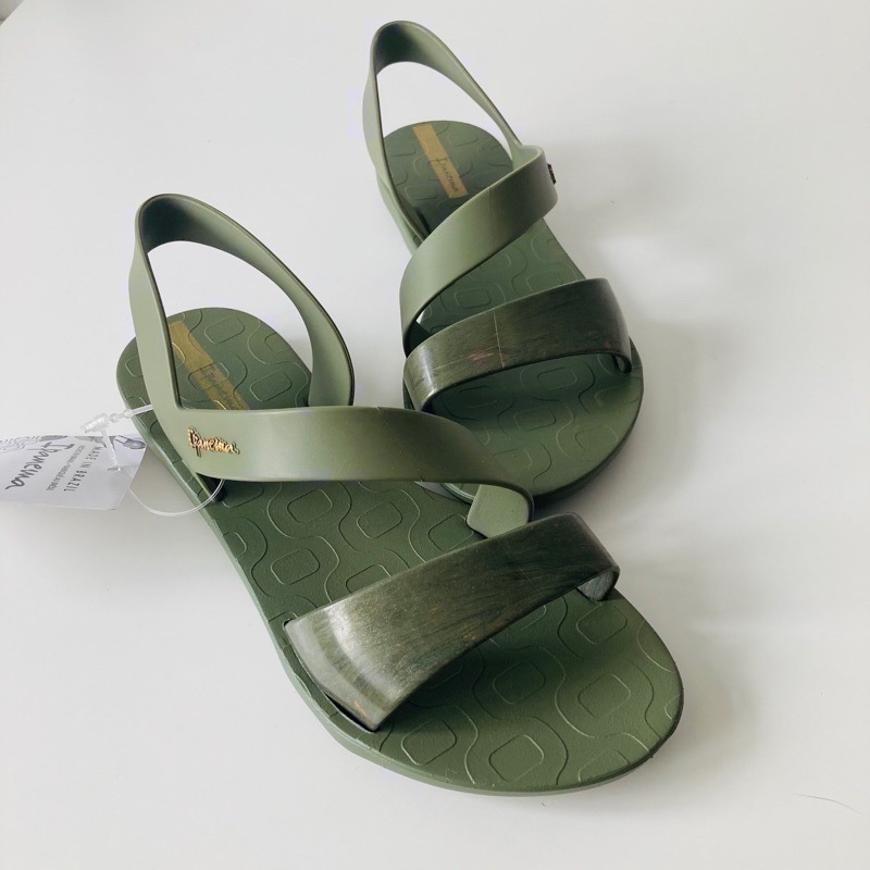 【現貨】IPANEMA VIBE 女生 Women 涼鞋 巴西 仿舊刷色 大理石紋 / 珠光 環繞繫帶 零著感 一字涼鞋-細節圖6