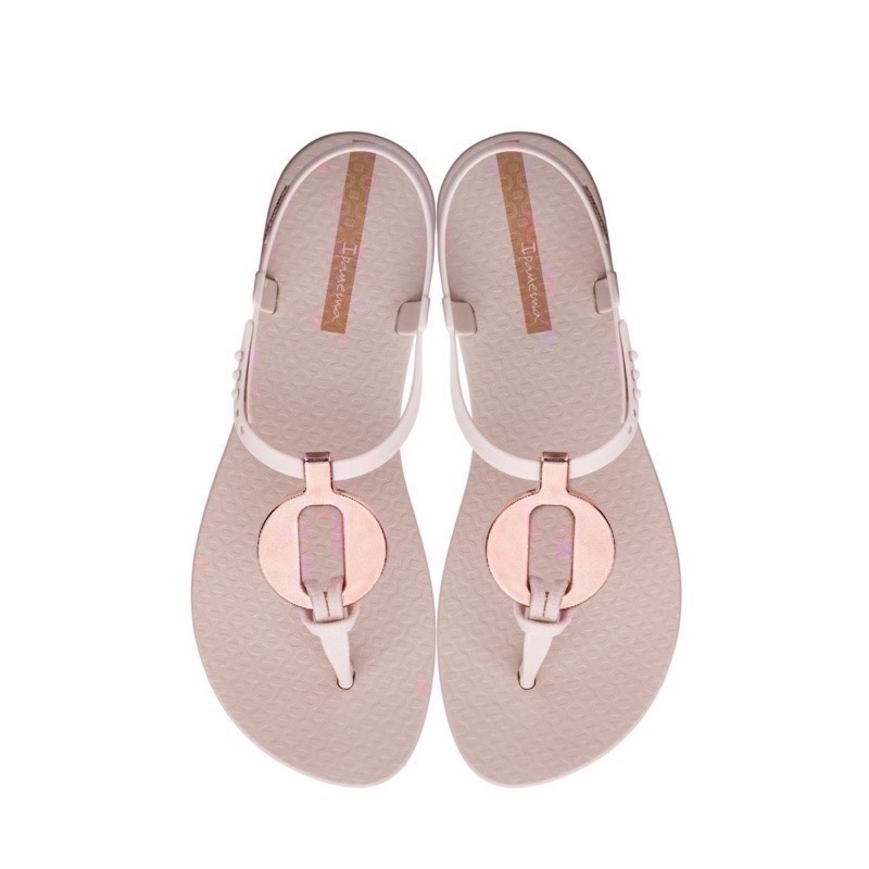 【現貨】IPANEMA CLASS VITTA 女生 Women 巴西 圓型金屬感裝飾 T字夾腳涼鞋-細節圖6