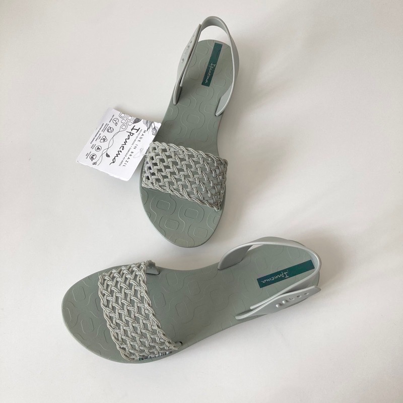 【現貨】IPANEMA BREEZY SANDAL FEM 女生 WOMEN 巴西 波西米亞 編織網設計 一字涼鞋-細節圖3