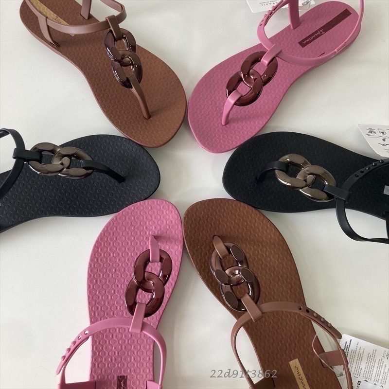 【現貨】IPANEMA CLASS CONNECT FEM 女生 巴西鍊條裝飾 T字 夾腳涼鞋-細節圖3
