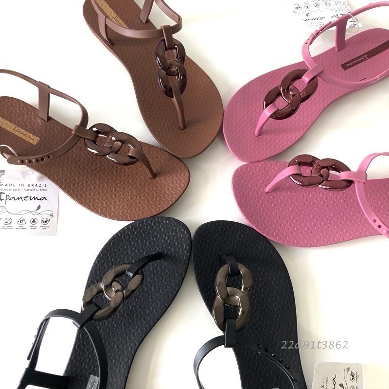 【現貨】IPANEMA CLASS CONNECT FEM 女生 巴西鍊條裝飾 T字 夾腳涼鞋-細節圖5