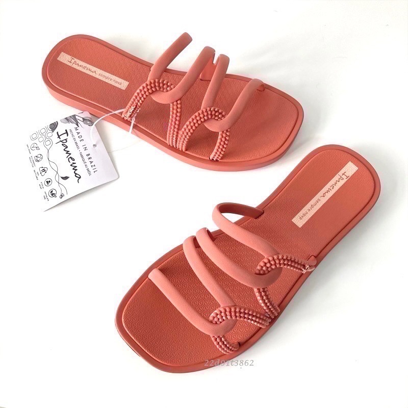 【現貨】IPANEMA SOLAR SLIDE AD 女生 巴西 希臘 交織條帶 閃光飾面 一字拖鞋-細節圖4