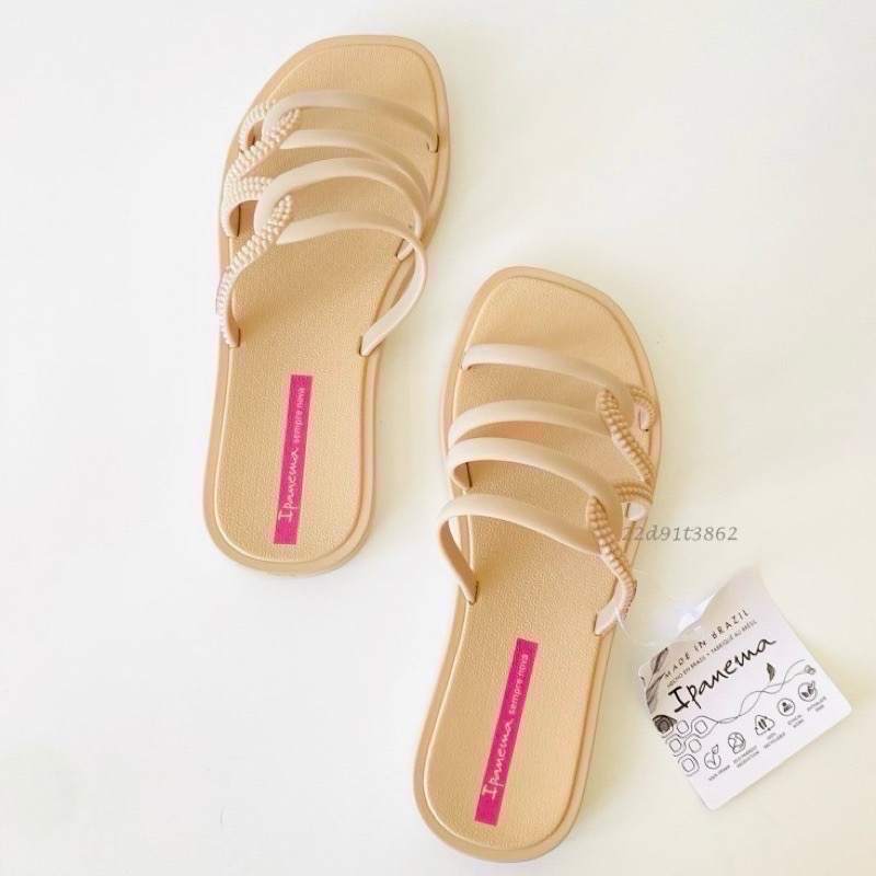 【現貨】IPANEMA SOLAR SLIDE AD 女生 巴西 希臘 交織條帶 閃光飾面 一字拖鞋-細節圖8