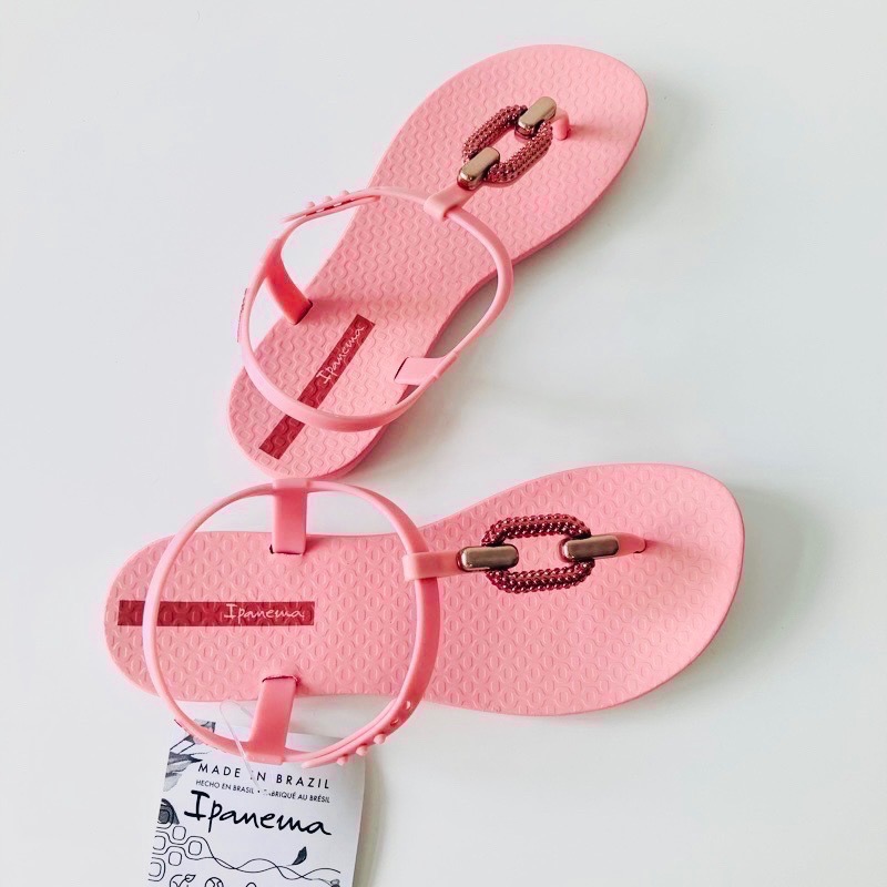 【現貨】IPANEMA CLASS SPAKLE CHARM 女生 WOMEN 亮彩金屬 浪漫雙環 T字 夾腳涼鞋-細節圖5