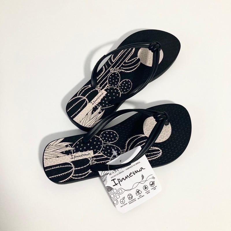 【現貨】IPANEMA ELO PRINT 女生 拖鞋 巴西小日本 扭結設計 植物花卉印花 夾腳拖鞋-細節圖3