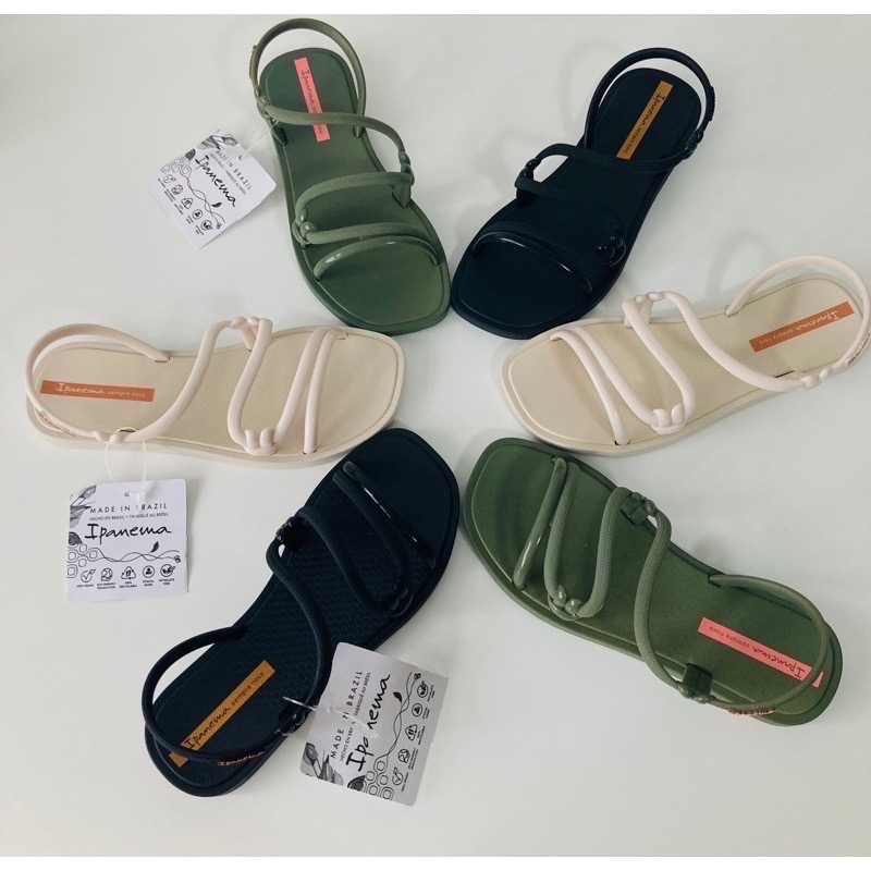 【現貨】IPANEMA SOLAR SANDAL FEM 女生現代感 方頭設計 希臘 環繞 一字涼鞋-細節圖3