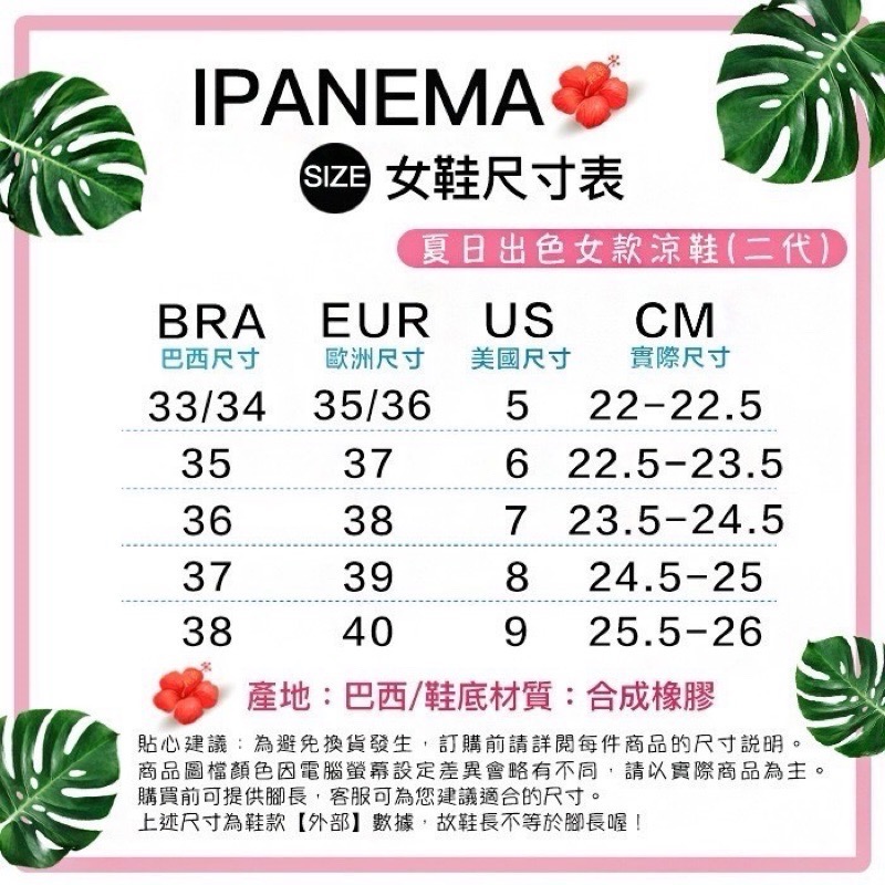 【現貨】IPANEMA FOLLOW FEM 女生 WOMEN 拖鞋 雙帶素面 拖鞋-細節圖2