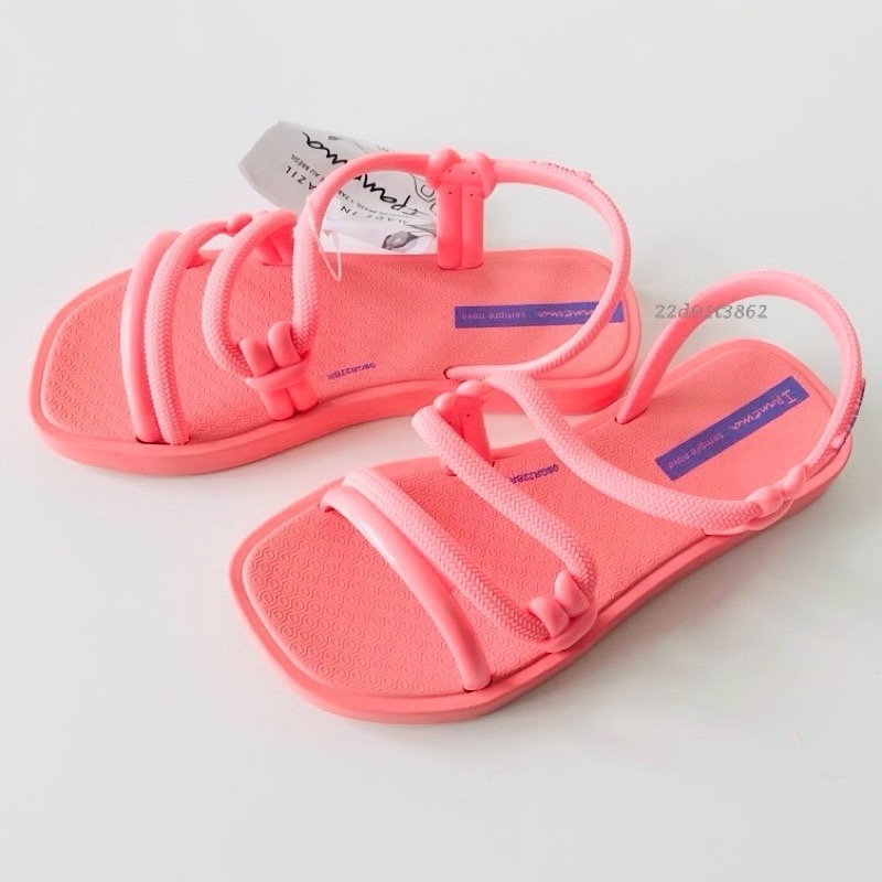 【現貨】IPANEMA SOLAR SANDAL FEM KIDS 女童 現代感 希臘 方頭設計 一字涼鞋-細節圖3