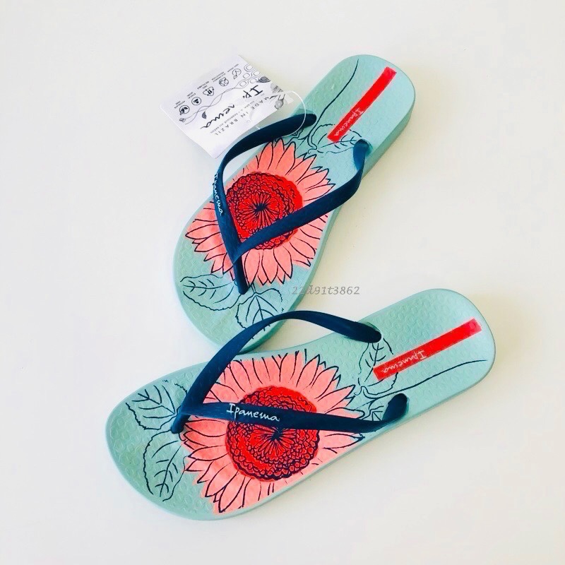 【現貨】IPANEMA TEMAS XII FE 女生 Women M 人體工學 玫瑰 太陽花系列 人字夾腳拖鞋-細節圖6