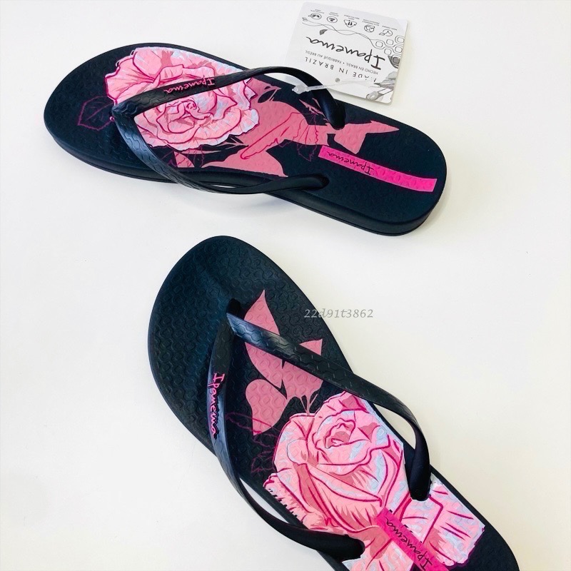 【現貨】IPANEMA TEMAS XII FE 女生 Women M 人體工學 玫瑰 太陽花系列 人字夾腳拖鞋-細節圖9
