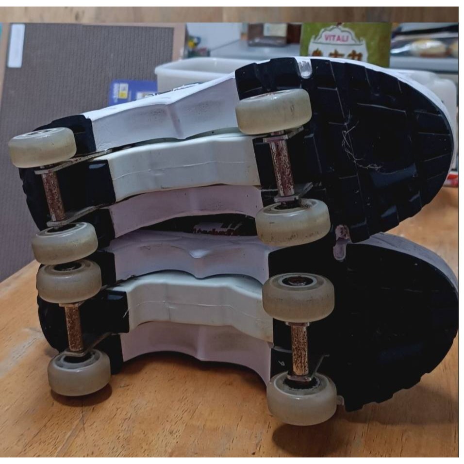 4輪變形鞋輪滑鞋.暴走鞋.溜冰鞋.可當一般鞋尺碼：36-細節圖2