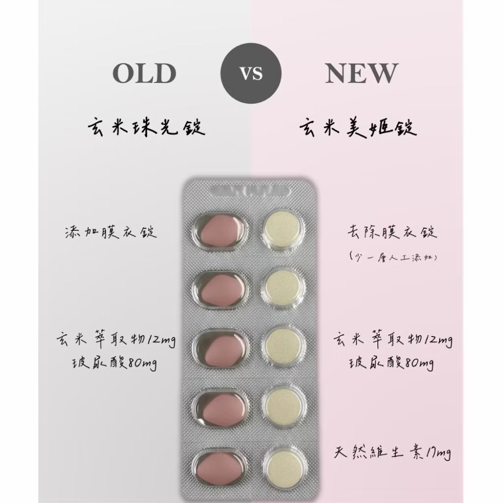 玄米美姬錠30顆 玄米萃取神經醯胺+玻尿酸 吃的玻尿酸 專利玻尿酸 日本專利製程 賽洛美-細節圖2