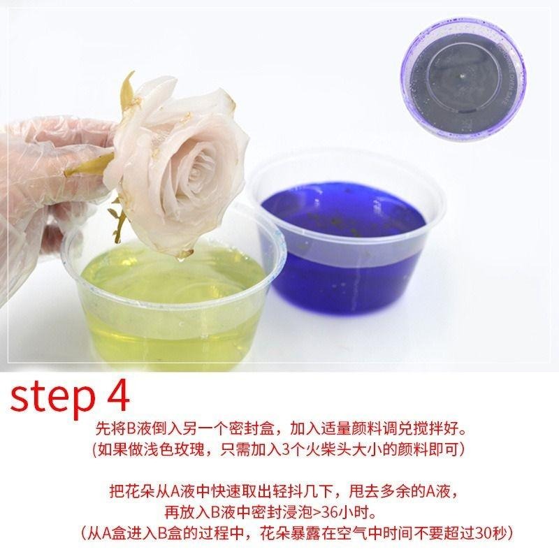 【永生花製作液】DIY 永生花製作液 AB液 不凋花 保鮮花 乾燥花-細節圖6