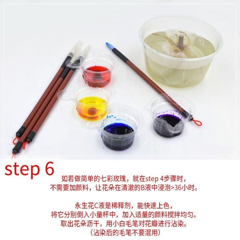 【永生花製作液】DIY 永生花製作液 AB液 不凋花 保鮮花 乾燥花-細節圖8