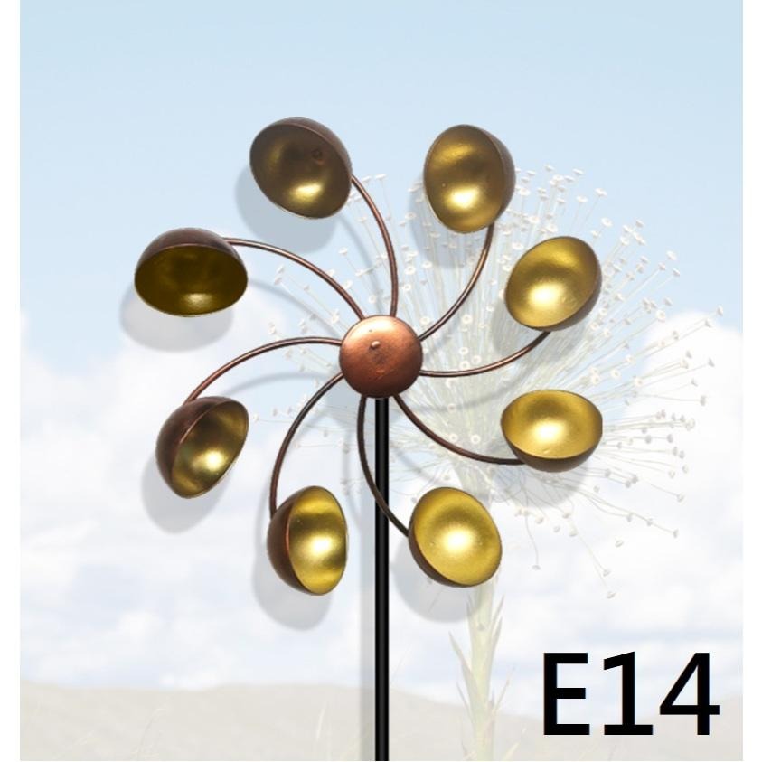 【小型風車】E10~E17 鐵藝 鏤空 裝飾 景觀 風車 鐵製風車-細節圖7