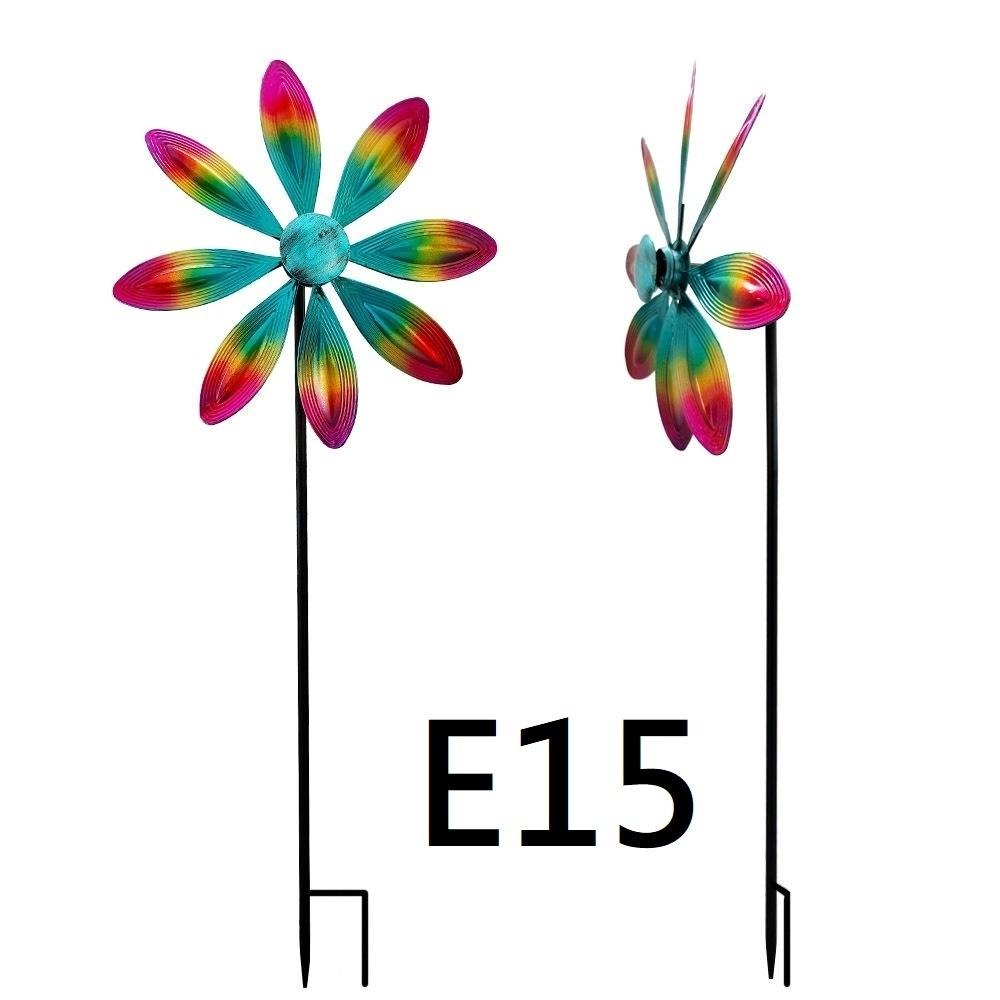 【小型風車】E10~E17 鐵藝 鏤空 裝飾 景觀 風車 鐵製風車-細節圖8